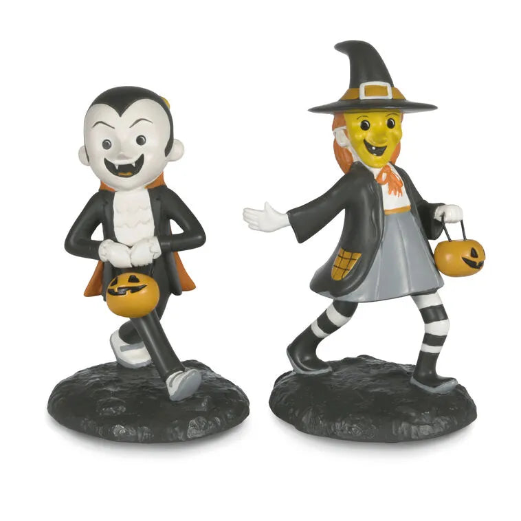 Hauntsville Collection Trick-or-Treaters Tabletop Decorations, Set of 2