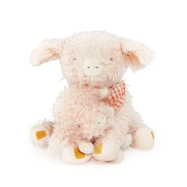 Bunnies by the Bay Hammie Pig With Piglet Stuffed Animals, Set of 2
