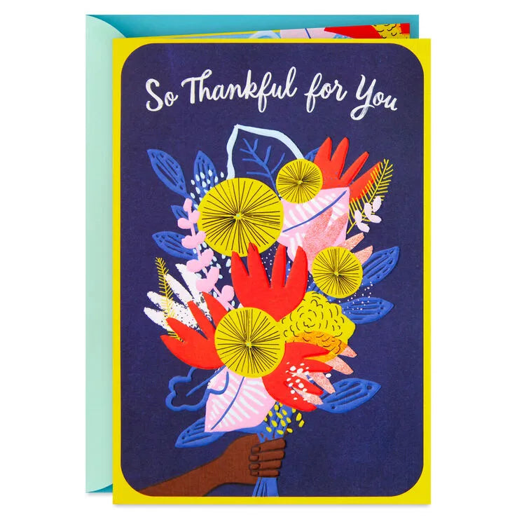 So Thankful for You Thank-You Card