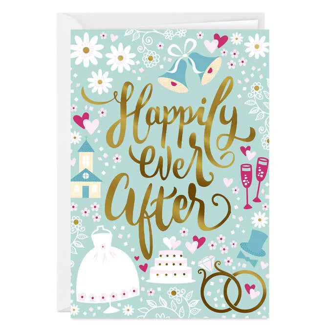 Your Great Love Story Custom Wedding Card