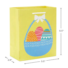6.5" Bunny, Eggs and Chicks 8-Pack Assorted Small Easter Gift Bags