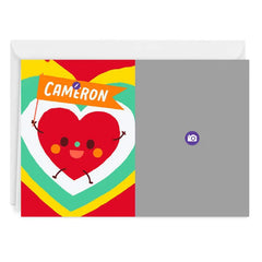Happy Heart Custom Love Card