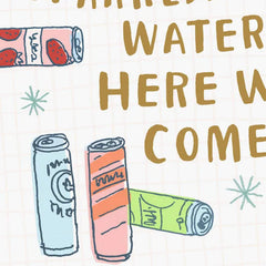 Hard Seltzer Funny Birthday Card