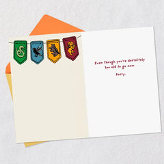 Harry Potter™ Celebrate Like You're Going to Hogwarts™ Funny Birthday Card