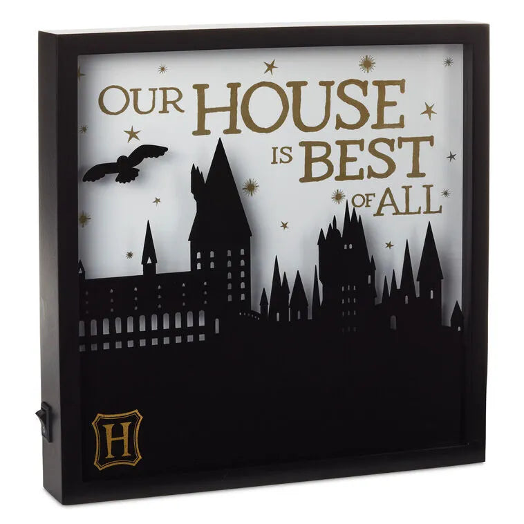 Harry Potter™ Hogwarts™ Lighted Shadow Box Wall Decor, 10.5"