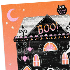 Haunted House and Ghosts Halloween Cards, Pack of 6