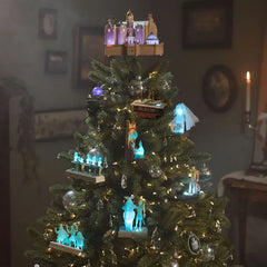 Disney The Haunted Mansion Collection The Haunted Mansion Musical Christmas Tree Topper With Light