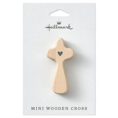 Love Heart Mini Comfort Cross, 2.25"