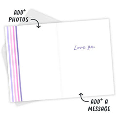 Heart Hands Custom Love Card