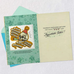 Somewhere Between "Fun" and "Regrettable Tattoo" Birthday Card With Temporary Tattoo