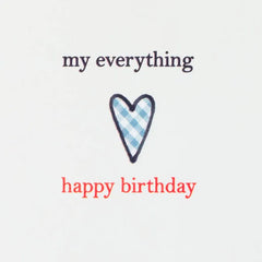 My Everything Romantic Birthday Card