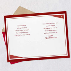 So Lucky to Love You Valentine's Day Card for Husband