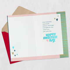 I Freaking Love You Romantic Sweetest Day Card