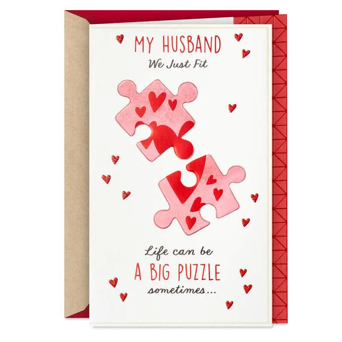 We Just Fit Sweetest Day Card for Husband