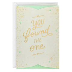 You Found the One Engagement Card