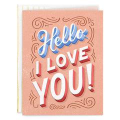 Hello Hi Again Love Card