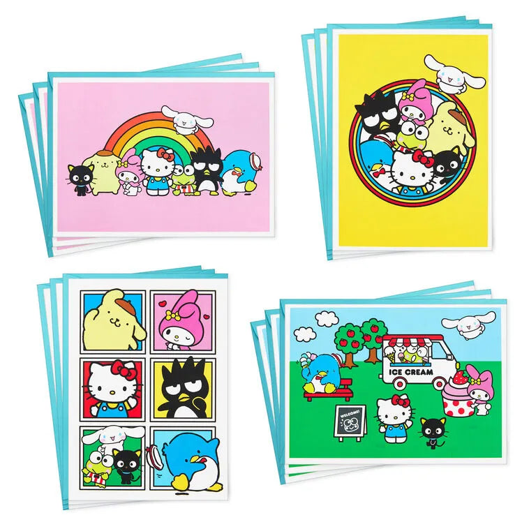 Sanrio® Hello Kitty® Colorful Days Assorted Blank Notes, Pack of 12