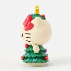Jim Shore Sanrio Hello Kitty Christmas Tree Mini Figurine, 3.7"
