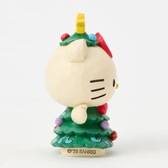 Jim Shore Sanrio Hello Kitty Christmas Tree Mini Figurine, 3.7"