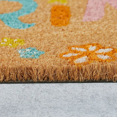 Hello Spring Outdoor Coir Doormat, 18x30