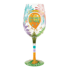Lolita Here's to Your Retirement Handpainted Wine Glass, 15 oz.