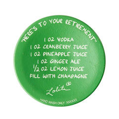 Lolita Here's to Your Retirement Handpainted Wine Glass, 15 oz.