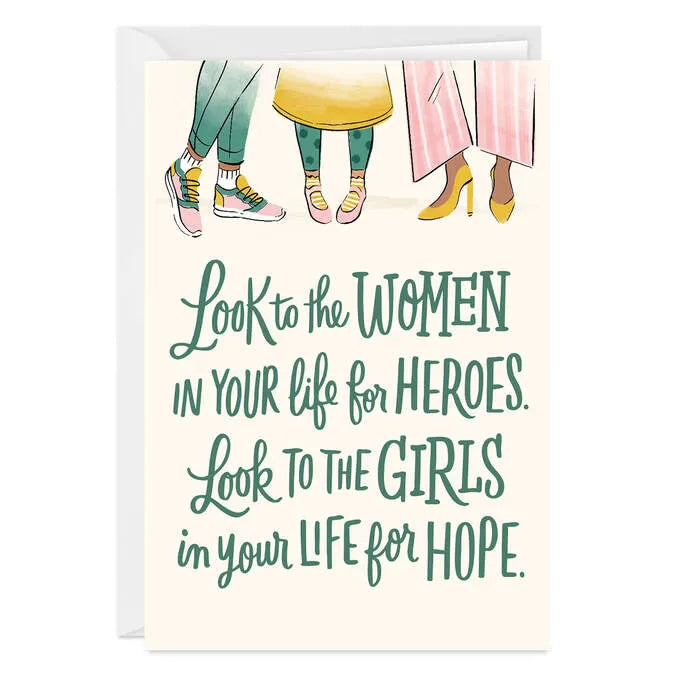 Women Heroes and Hope Custom Encouragement Card