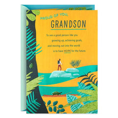 Wished Life's Best Birthday Card for Grandson