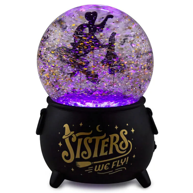Disney Hocus Pocus Sanderson Sisters Snow Globe With Light
