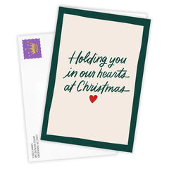 Holding You In Our Hearts Custom Christmas Card
