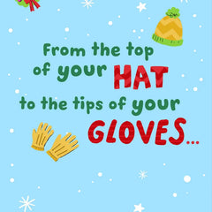 Tree-Mendously Loved Christmas Card for Kids