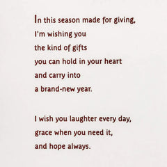 Your Friendship Is a Gift Christmas Card for Friend