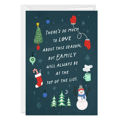 Season of Family Custom Christmas Card