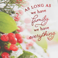 Family Is Everything Christmas Card for Both