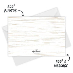 Gratitude List Flat Christmas Photo Card