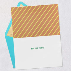 Hooray, You Did It Congratulations Card