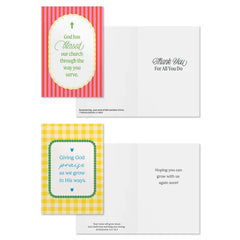Faith Hope Love Assorted Religious Church Occasions Cards, Box of 12