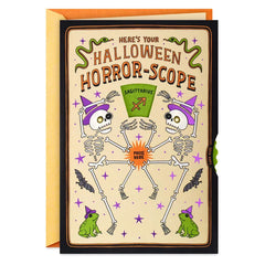Horror-Scope Spinner Funny Halloween Card With Sound and Light