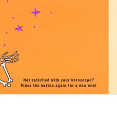 Horror-Scope Spinner Funny Halloween Card With Sound and Light