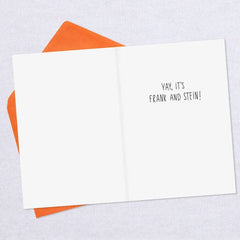 Frank and Stein Funny Halloween Card