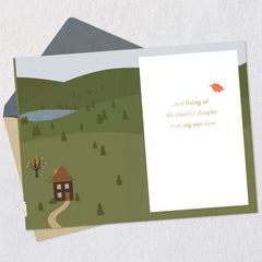 All the Thankful Thoughts Across the Miles Thanksgiving Card