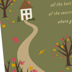 All the Thankful Thoughts Across the Miles Thanksgiving Card