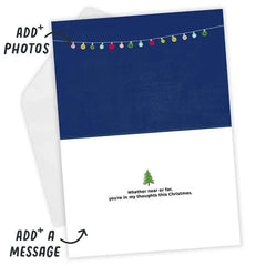 Holiday Village Custom Christmas Card