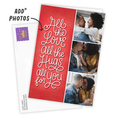 Personalized All For You Love Photo Card