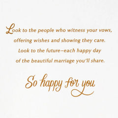 As You Pledge to Be Husband and Wife Wedding Card