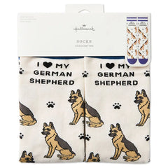 I Love My German Shepherd Crew Socks