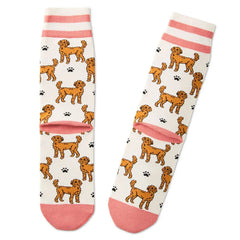 I Love My Goldendoodle Crew Socks