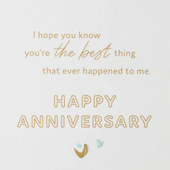 I Love You More With Every Year Anniversary Card