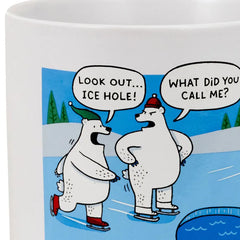 Shoebox Skating Polar Bears Funny Mug, 20 oz.
