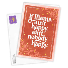 If Mama Ain't Happy Funny Custom Mother's Day Card
